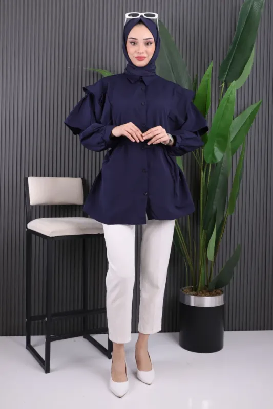 siyah likralı tunik